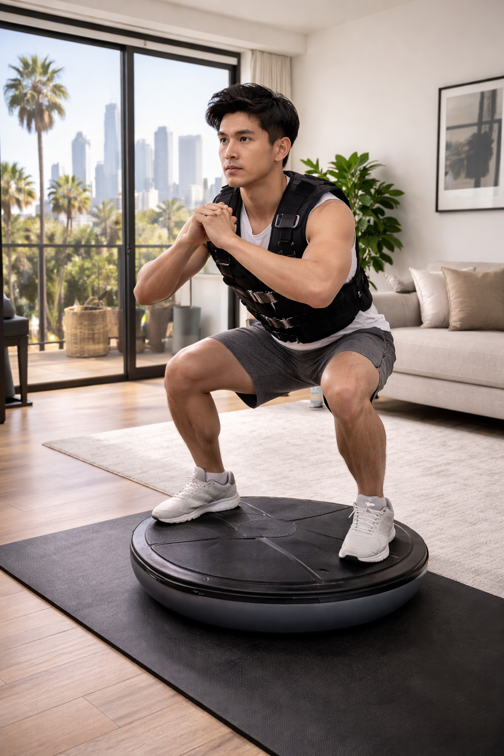 Half Exercise Ball Trainer